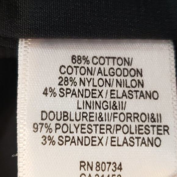 BCBGMaxAzria Mini Dress Women 0 Color Block Cream Pink Grey V-Neck Pockets - Picture 9 of 11